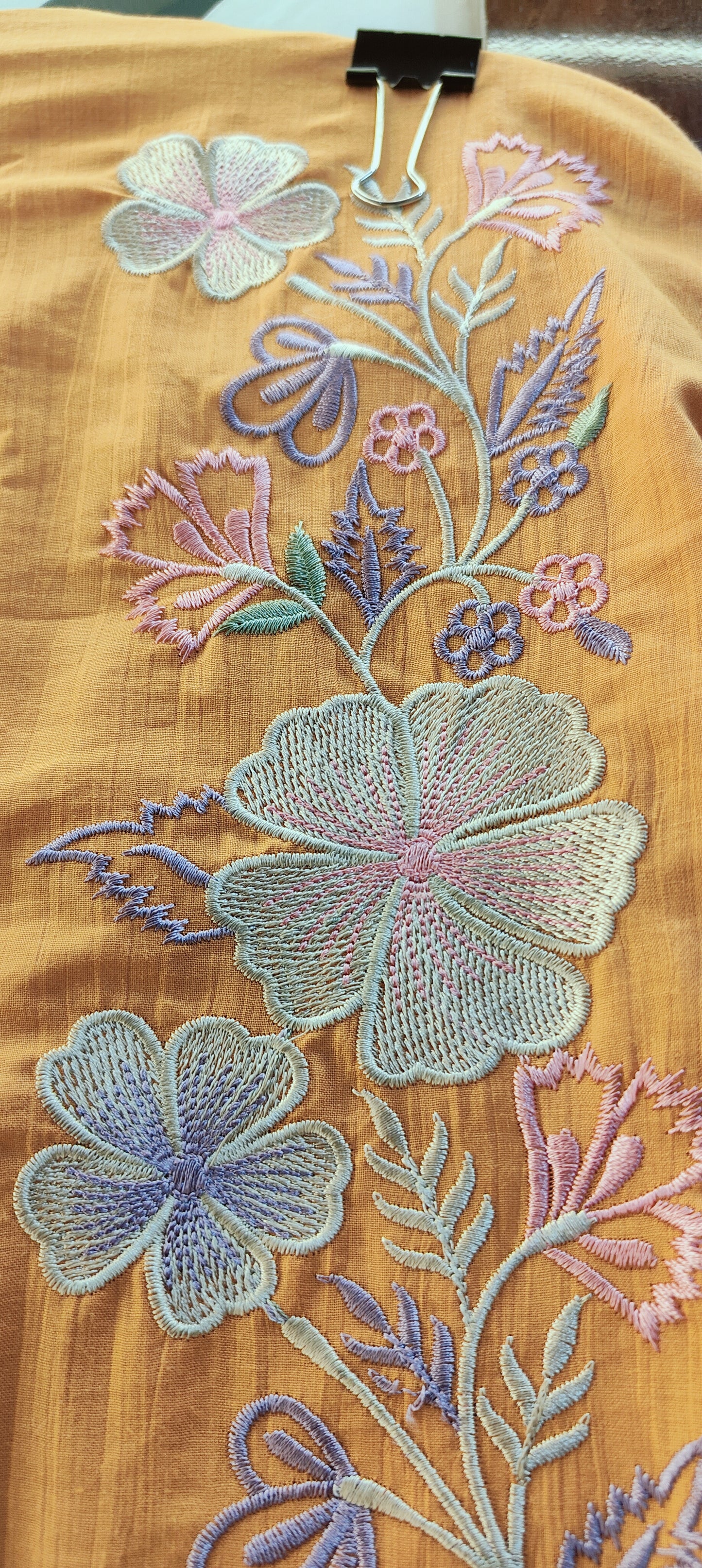 Mal Cotton With A Sophisticated Thread Embroidery & Kota Doria Dupatta