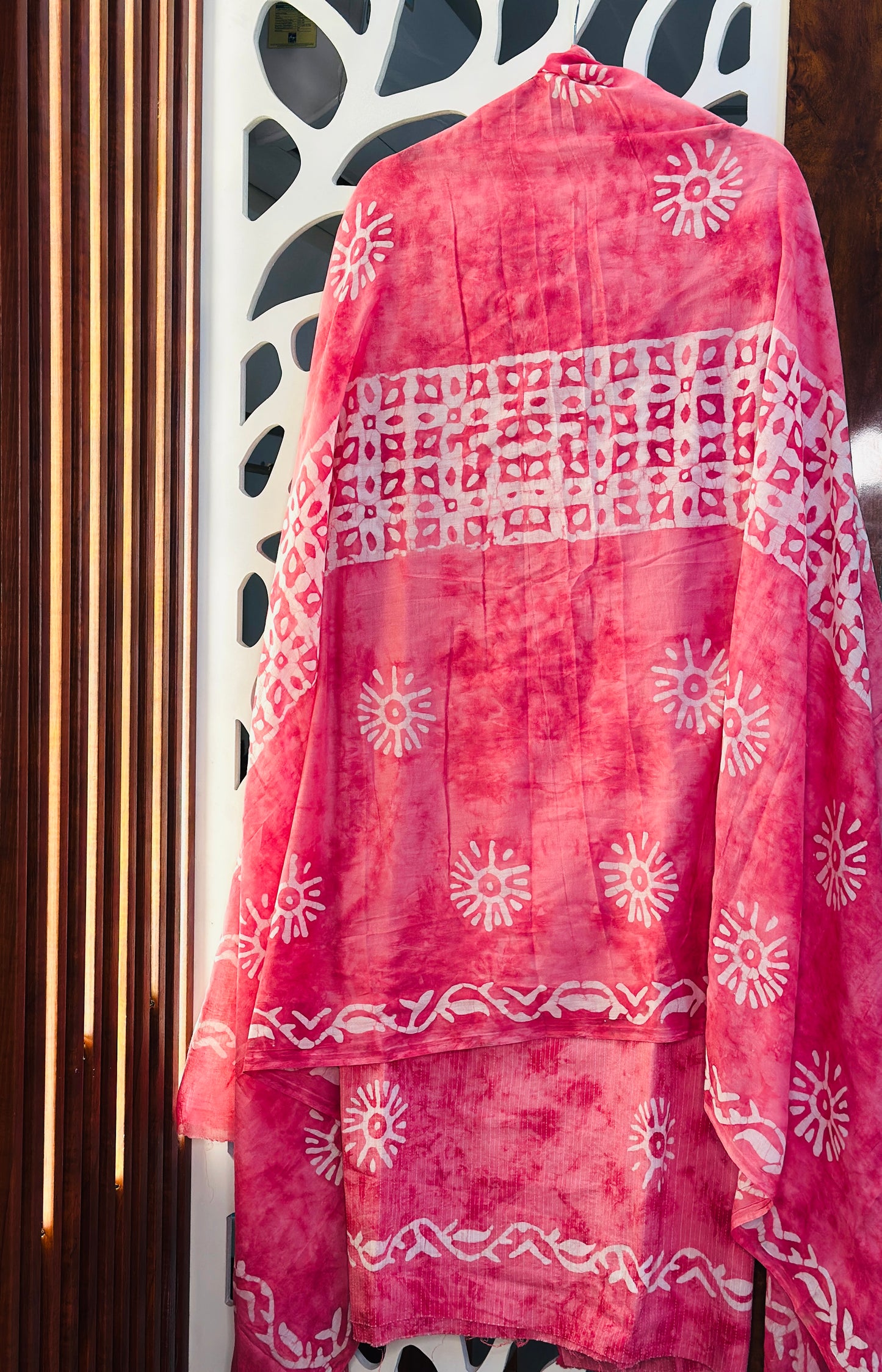 Elegant Batik Print Pure Cotton With Pure Cotton Dupatta