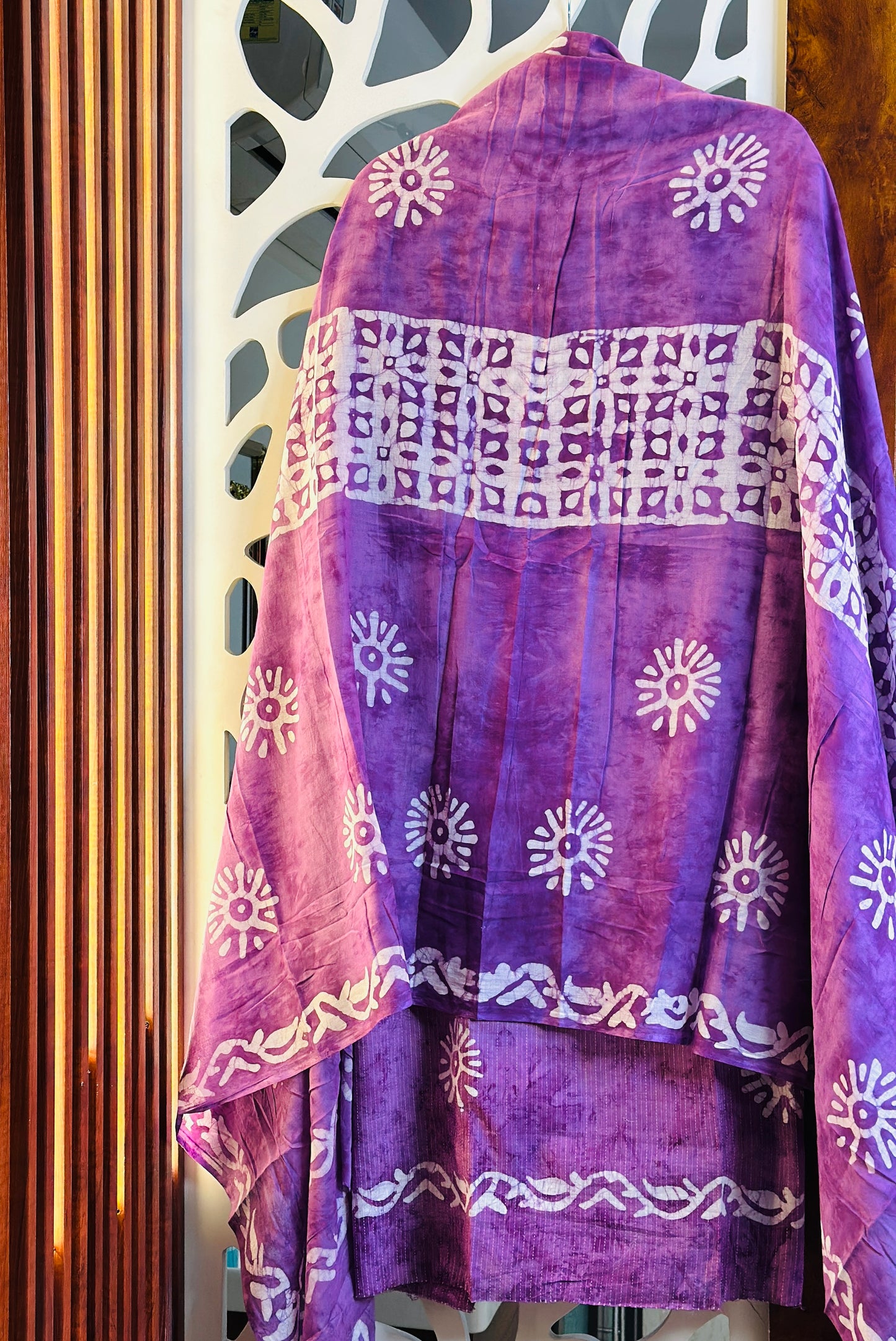 Elegant Batik Print Pure Cotton With Pure Cotton Dupatta